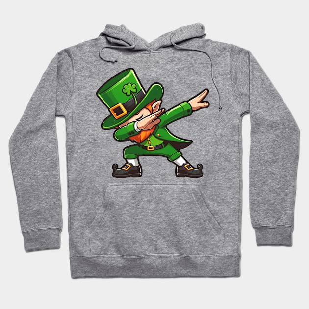 Dabbing Leprechaun Hoodie by Etopix